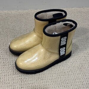 UGG Glossy Tan Shearling Boots